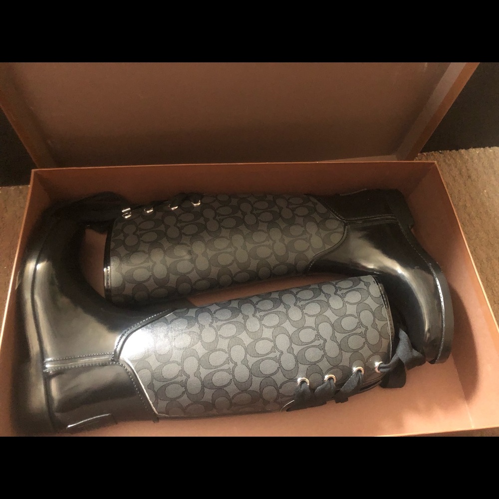 Coach rain boots